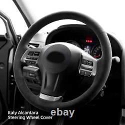 Hand Stitch Alcantara Steering Wheel Cover For Subaru Forester Legacy Outback XV