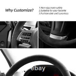 Hand Stitch Alcantara Steering Wheel Cover For Subaru Forester Legacy Outback XV