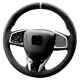 Hand Stitch Alcantara Steering Wheel Cover Wrap For Honda CR-V CRV/Civic 10th