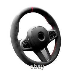 Hand Stitch Alcantara Steering Wheel Cover for BMW G20 G21 F40 F44 G22 G26 G30