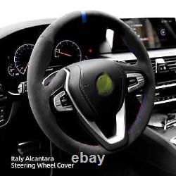 Hand Stitch Alcantara Steering Wheel Cover for BMW G20 G21 G30 G31 G32 X3 G01 X4