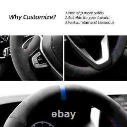Hand Stitch Alcantara Steering Wheel Cover for BMW G20 G21 G30 G31 G32 X3 G01 X4