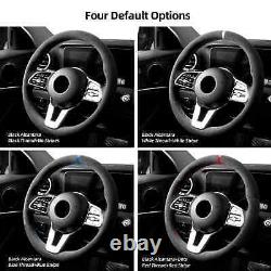 Hand Stitch Alcantara Steering Wheel Cover for Benz W177 W205 C118 C257 W213