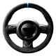 Hand Stitch Blue Stripe Alcantara Steering Wheel Cover For Mini Cooper/Cooper S