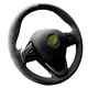Hand Stitch Blue Thread Alcantara Steering Wheel Cover For BMW F45 F46 X1 F48 X2
