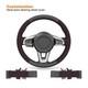 Hand Stitch DIY Alcantara Real Leather Steering Wheel Cover for Mazda MX-5 2016