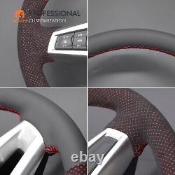 Hand Stitch DIY Alcantara Real Leather Steering Wheel Cover for Mazda MX-5 2016