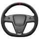 Hand Stitch Suede Alcantara Steering Wheel Cover For Tesla Model S Base Plaid