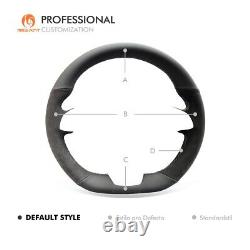 Hand-sewn Alcantara Leather Steering Wheel Cover for Mercedes Benz W205 C117 156
