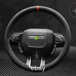 Hand sewn Alcantara Steering Wheel Cover For Land Rover Range Rover Evoque