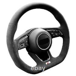 Hand sewn Alcantara Steering Wheel Cover for Audi RS3 RS4 RS5 S3 S4 S5