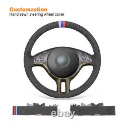Hand-sewn Alcantara Steering Wheel Cover for BMW 3 Series E36 E36/5 E46 E46/5 X5