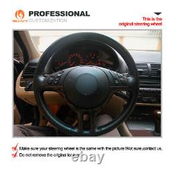 Hand-sewn Alcantara Steering Wheel Cover for BMW 3 Series E36 E36/5 E46 E46/5 X5