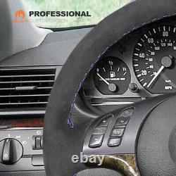 Hand-sewn Alcantara Steering Wheel Cover for BMW 3 Series E36 E36/5 E46 E46/5 X5