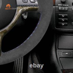 Hand-sewn Alcantara Steering Wheel Cover for BMW 3 Series E36 E36/5 E46 E46/5 X5