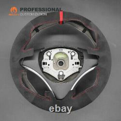Hand sewn Alcantara Steering Wheel Cover for BMW E81 3 Series E90 E91 E92 E93