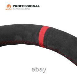 Hand sewn Alcantara Steering Wheel Cover for BMW E81 3 Series E90 E91 E92 E93