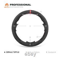 Hand sewn Alcantara Steering Wheel Cover for BMW E81 3 Series E90 E91 E92 E93