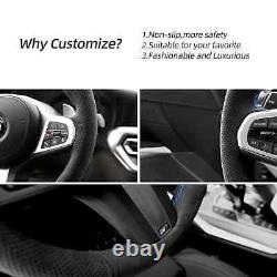 Hand sewn Alcantara Steering Wheel Cover for BMW G20 G21 G31 G32 G11-16 G01