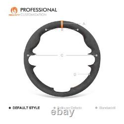 Hand-sewn Alcantara Steering Wheel Cover for Mini Clubman Convertible Countryman