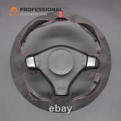 Hand-sewn Alcantara Steering Wheel Cover for Nissan 200SX S15 Silvia Skyline R34