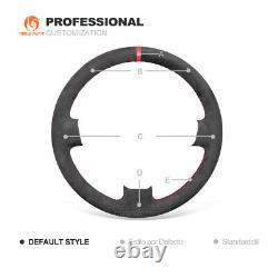 Hand-sewn Alcantara Steering Wheel Cover for Nissan 200SX S15 Silvia Skyline R34