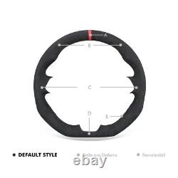 Hand-sewn Alcantara Steering Wheel Cover for VW Golf R GTI Jetta (GLI) Tiguan