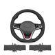Hand-sewn Stitch Alcantara Steering Wheel Cover for Volkswagen VW Arteon R-Line