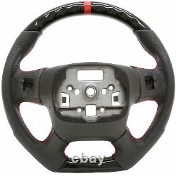 Handkraftd 15+ GMC Sierra 1500 2500 3500 Steering Wheel Gloss Black with Leather