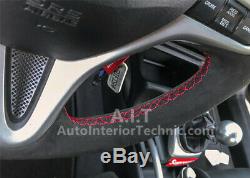 Honda 8th gen civic coupe si fd2 suede steering wheel wrap