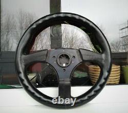 Honda Access ATIWE Leather Steering Wheel Civic CRX ED EE9 EG6 EG9 EK4 DC2 Rare