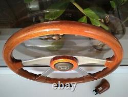 Honda Access ATIWE Wooden Steering Wheel and Shift Knob ITR CRX EE EG EK EJ Rare