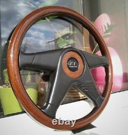 Honda Access MOMO F-1 Series Wooden Steering Wheel ITR BB4 CRX EE EG EK EJ Rare