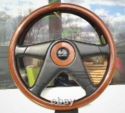 Honda Access MOMO F-1 Series Wooden Steering Wheel ITR BB4 CRX EE EG EK EJ Rare