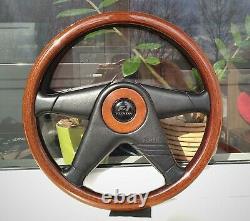 Honda Access MOMO F-1 Series Wooden Steering Wheel ITR BB4 CRX EE EG EK EJ Rare