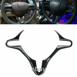 Hot Steering Wheel Trim Cover Frame Carbon Fiber For Honda Civic 8th FD2 06-2011