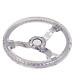 JDM Hitman style transparent crystal twisted steerinng wheel 330mm 13inch