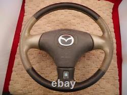 JDM Nardi Mazda Miata MX5 Roadster Steering Wheel SRS airbag 323 BG5 RX7 A984