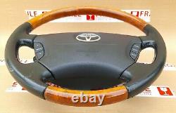 JDM Toyota Celsior UCF30 UCF31/ Lexus LS430 Steering Wheel Wood Leather Used