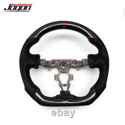 JOGON Real Carbon Car Steering Wheel For Nissan 370Z Coupe Roadster 2009-2021
