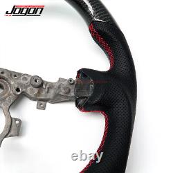 JOGON Real Carbon Car Steering Wheel For Nissan 370Z Coupe Roadster 2009-2021