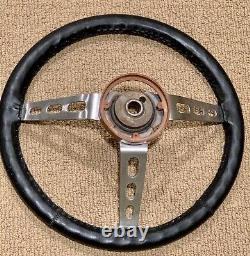 Jeep CJ AMC SPORT STEERING WHEEL J10 J20 SJ Wagoneer FSJ Cherokee -New Leather