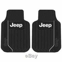 Jeep Elite Mopar Steering Wheel Cover Front Rear Rubber Floor Mats Universal