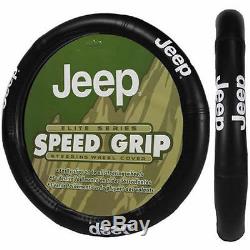 Jeep Elite Mopar Steering Wheel Cover Front Rear Rubber Floor Mats Universal