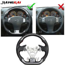 JiangGai Carobn Fiber Steering Wheel Fit for Infiniti G35 G25