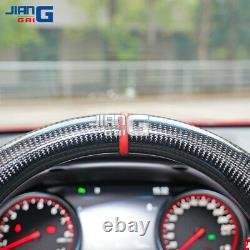 JiangGai Real Carbon Fiber Steering Wheel Fit for 2018-2020 Toyota Camry