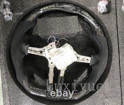 LED Carbon Fiber Flat Steering Wheel For BMW M2 M3 M4 M5 F87 F80 F82+Alcantara