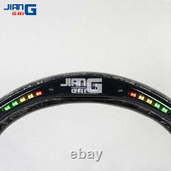 LED Forged Carbon Fiber Steering Wheel Fit For ALL Mercedes-Benz AMG E C CLASS