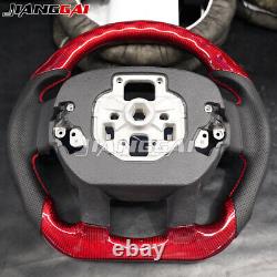 LED Performance OEM Carbon Fiber Steering Wheel Fits For 2015+ Ford F150 Rapter