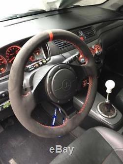 Lancer EVO 7/8/9 VIII IX suede steering wheel wrap